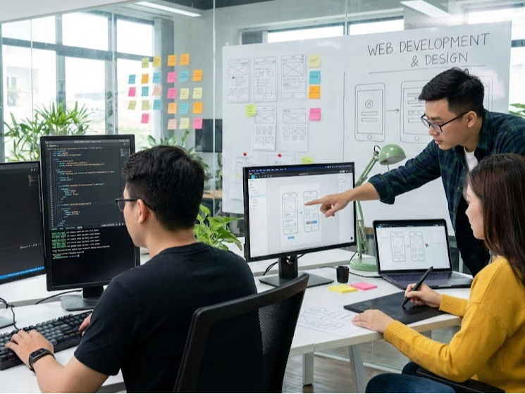 Using AI in Web Development & Design