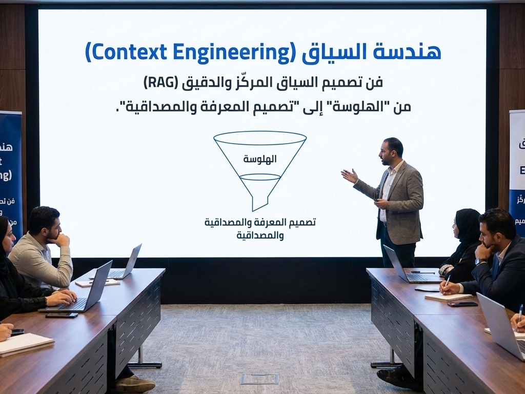 Context Engineering is the art of designing focused and precise context (RAG) — shifting from “hallucination” to knowledge and credibility design.