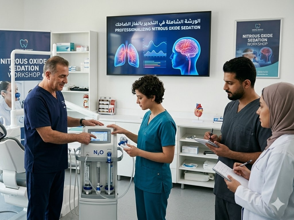 احتراف التخدير بإستخدام الغاز الضاحك