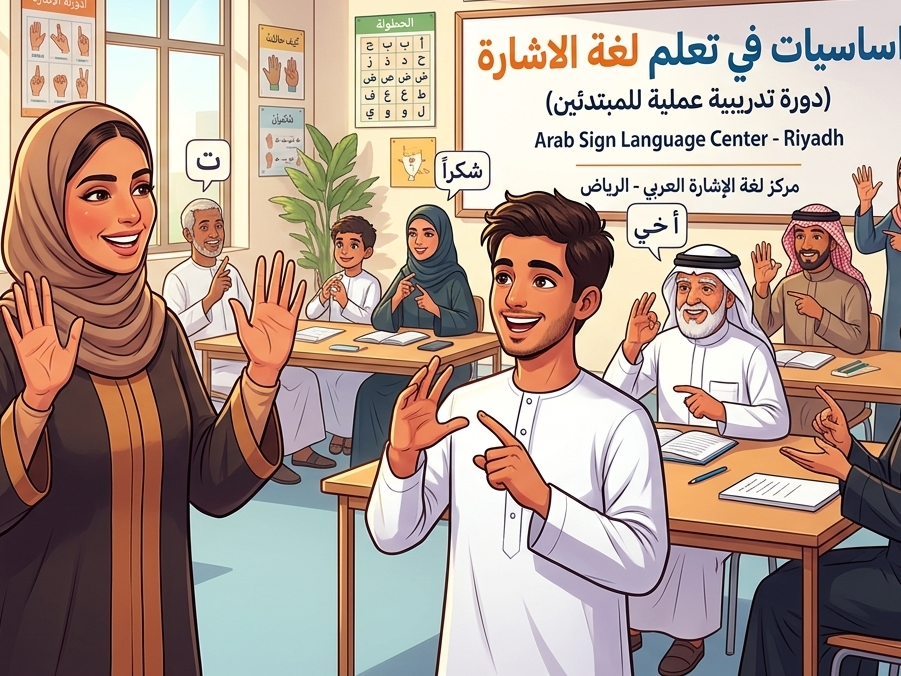 اساسيات في تعلم لغة الاشارة