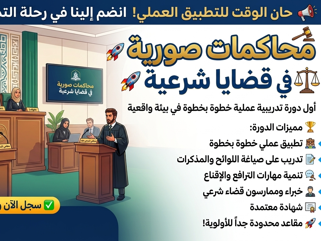 Mock Trials in Sharia Cases